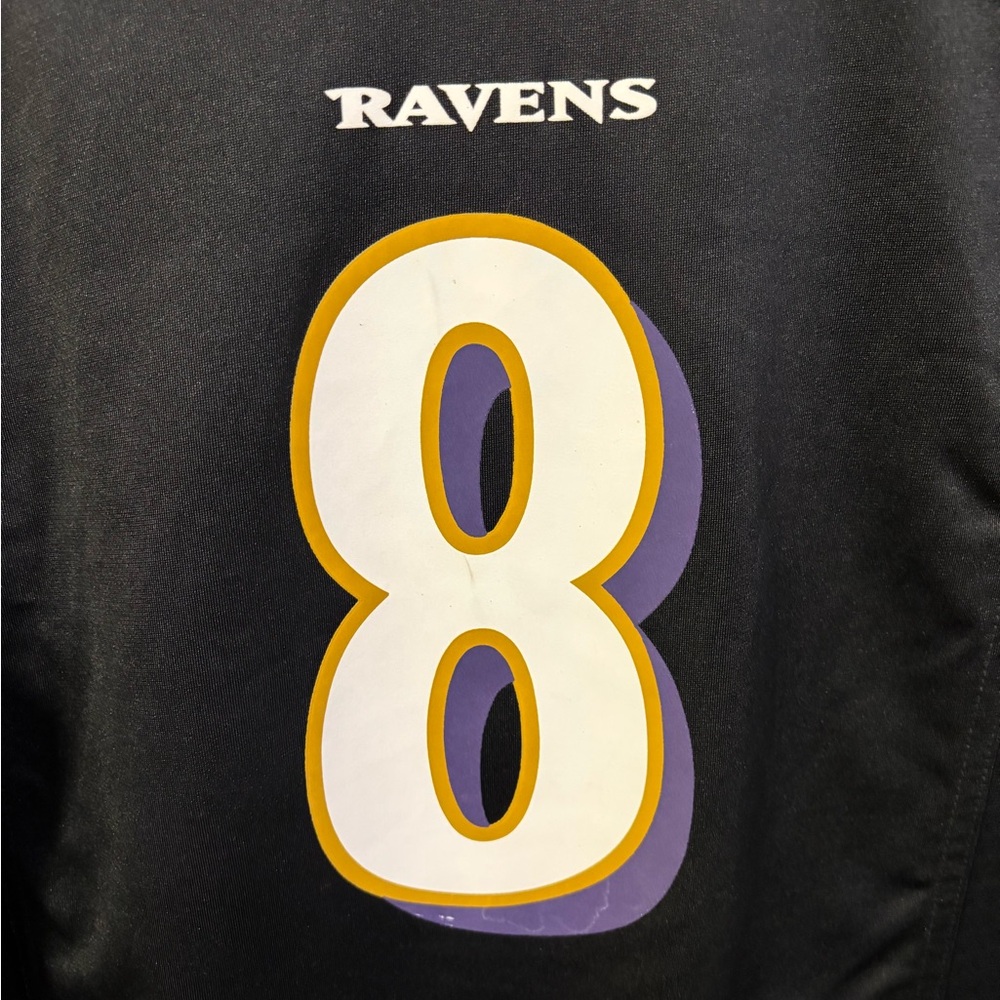 Baltimore Ravens Lamar Jackson Black Nike Jersey - Picture 4 of 6